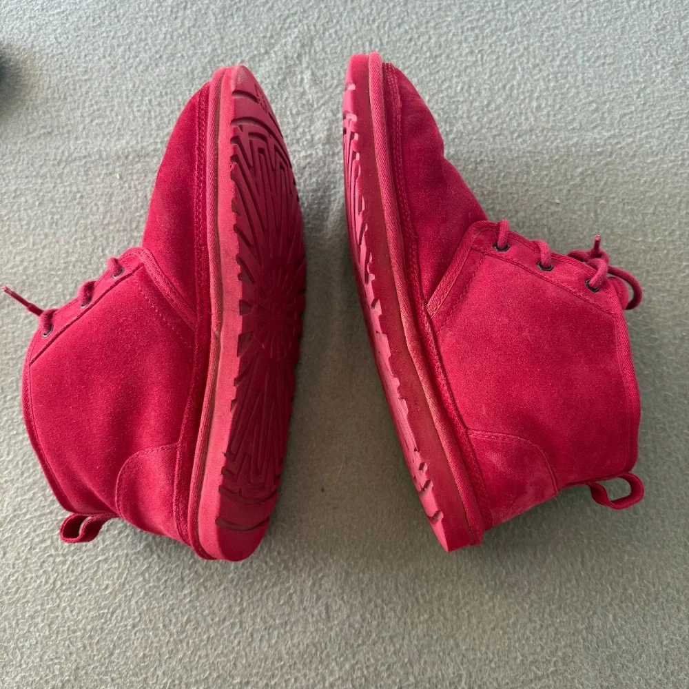 UGG Australia‎ Neumel Red Boots for Men, Size 11